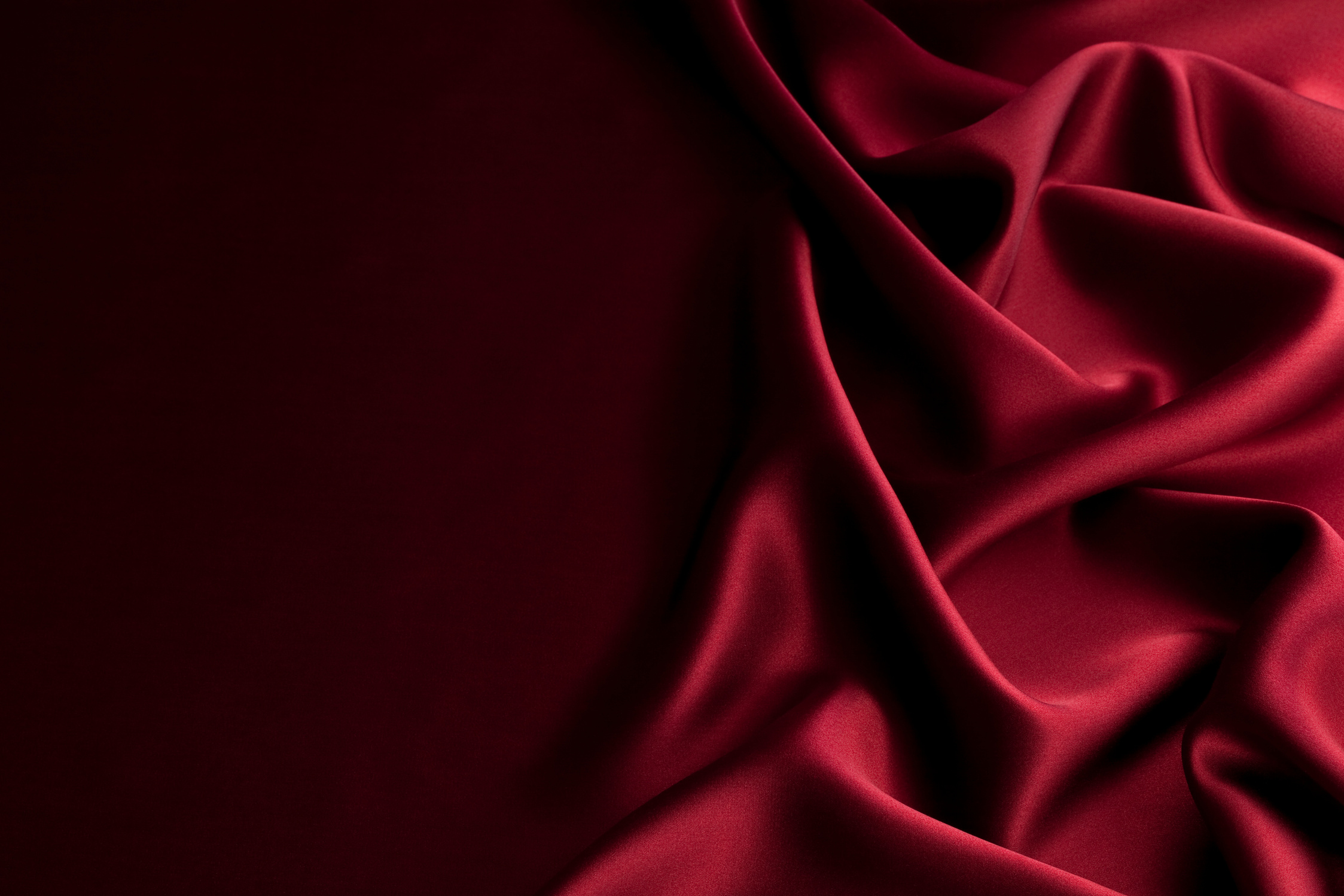 Red silk